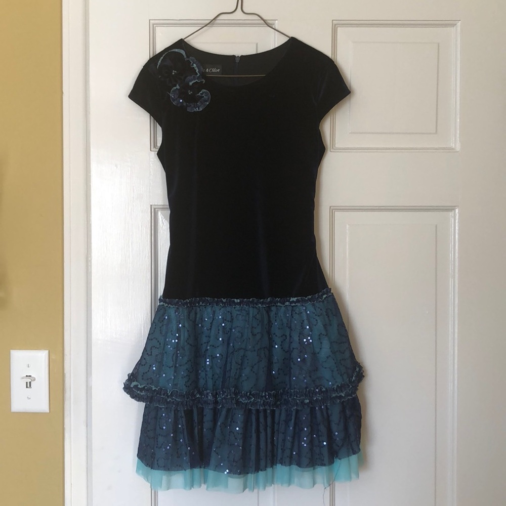 Isobella & Chloe Party Christmas Holiday Dress